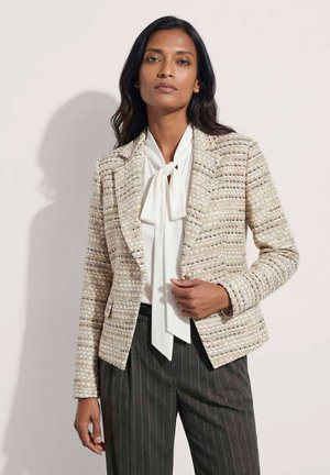 MADELEINE, MADELEINE BLAZER STRUKTURIERTER TWEED-BLAZER - Blazer - beige   graphite   multicolor
