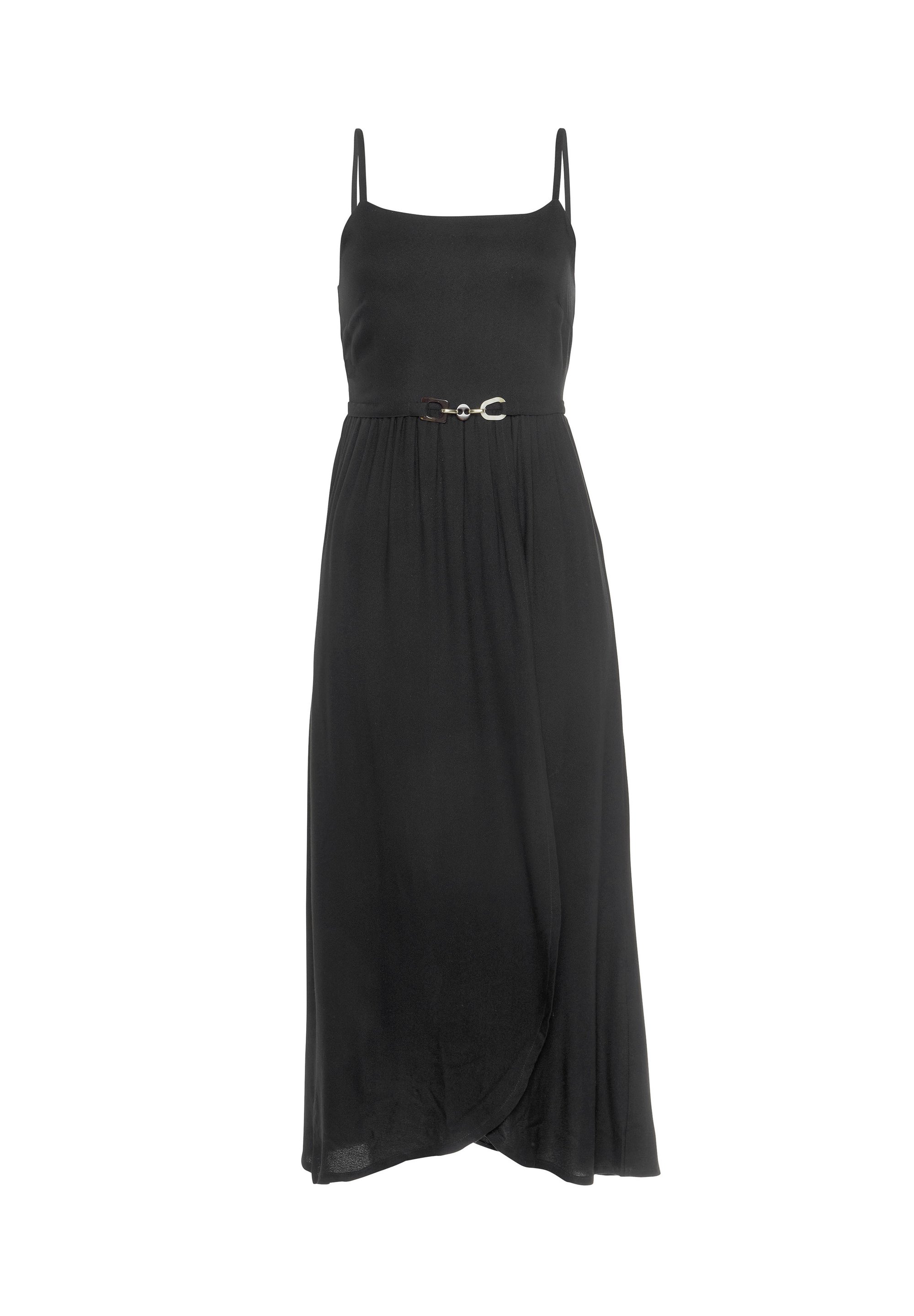 lascana black dress Zapaka Women Gold and Black Velvet Formal Dress Mermaid Spaghetti Straps Long Holiday Dress With Sequins, Gold and Black / US20W