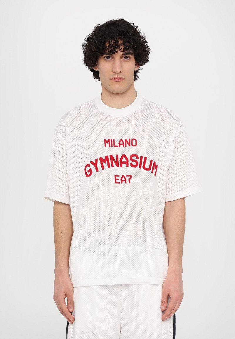 EA7 Emporio Armani Marškinėliai su spaudiniu - star white