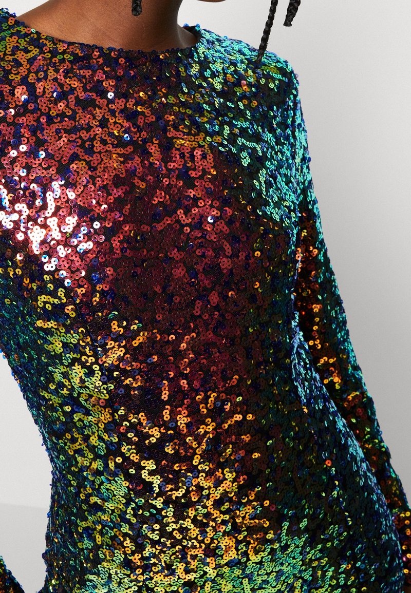 multi coloured glitter dress Clarisse 811128 Prom Dress - Pastel Ombre main image 0