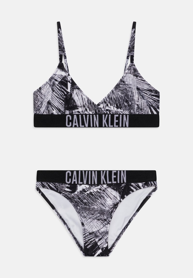 Calvin Klein Swimwear - CROSSOVER TRIANGLE - Bikini - black, Enlarge