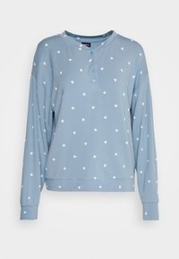 GAP HENLEY - Parte de cima do pijama - blue/white