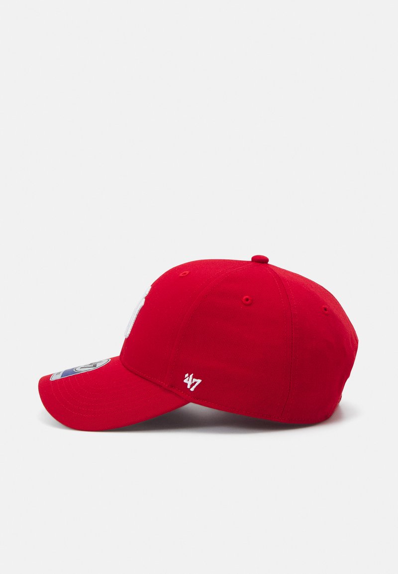 Nyls Création Casquette America Rouge Drapeau USA Vintage Baseball - Taille Unique - Rouge
