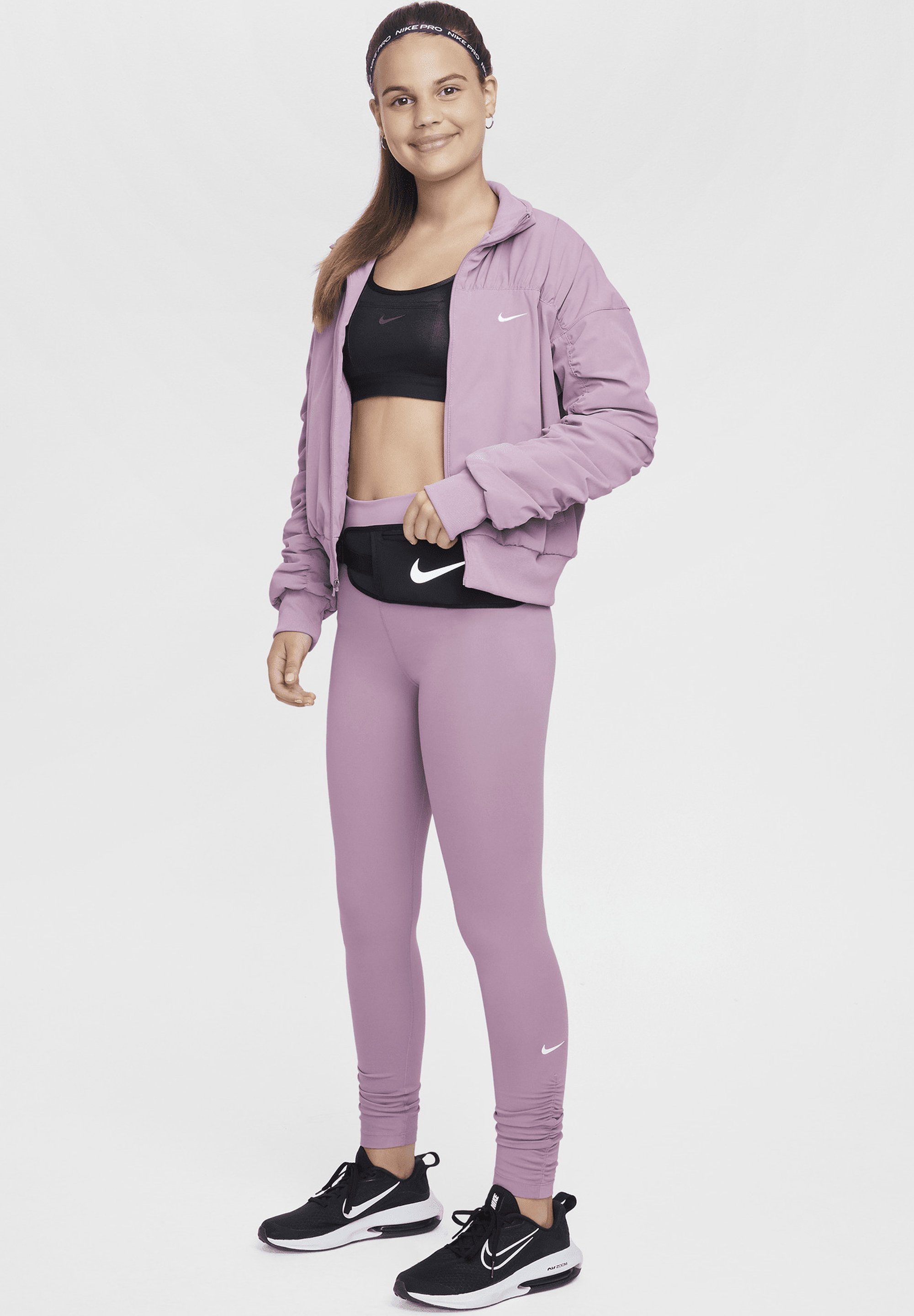 nike dri fit purple leggings