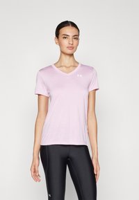 Under Armour TECH TWIST - Spordi T-särk - stellar pink/white