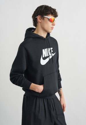 CLUB HOODIE - Kapuutsiga pusa - black/white