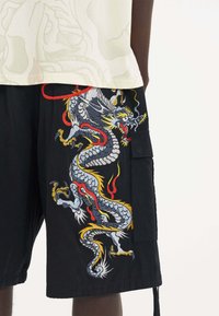 Ed Hardy DRAGON CRAWL - Shorts - black