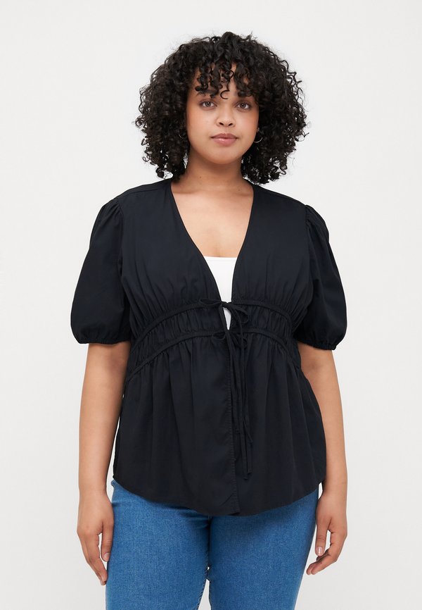 VMCJARLOTTE TIE V NECK  - Blouse