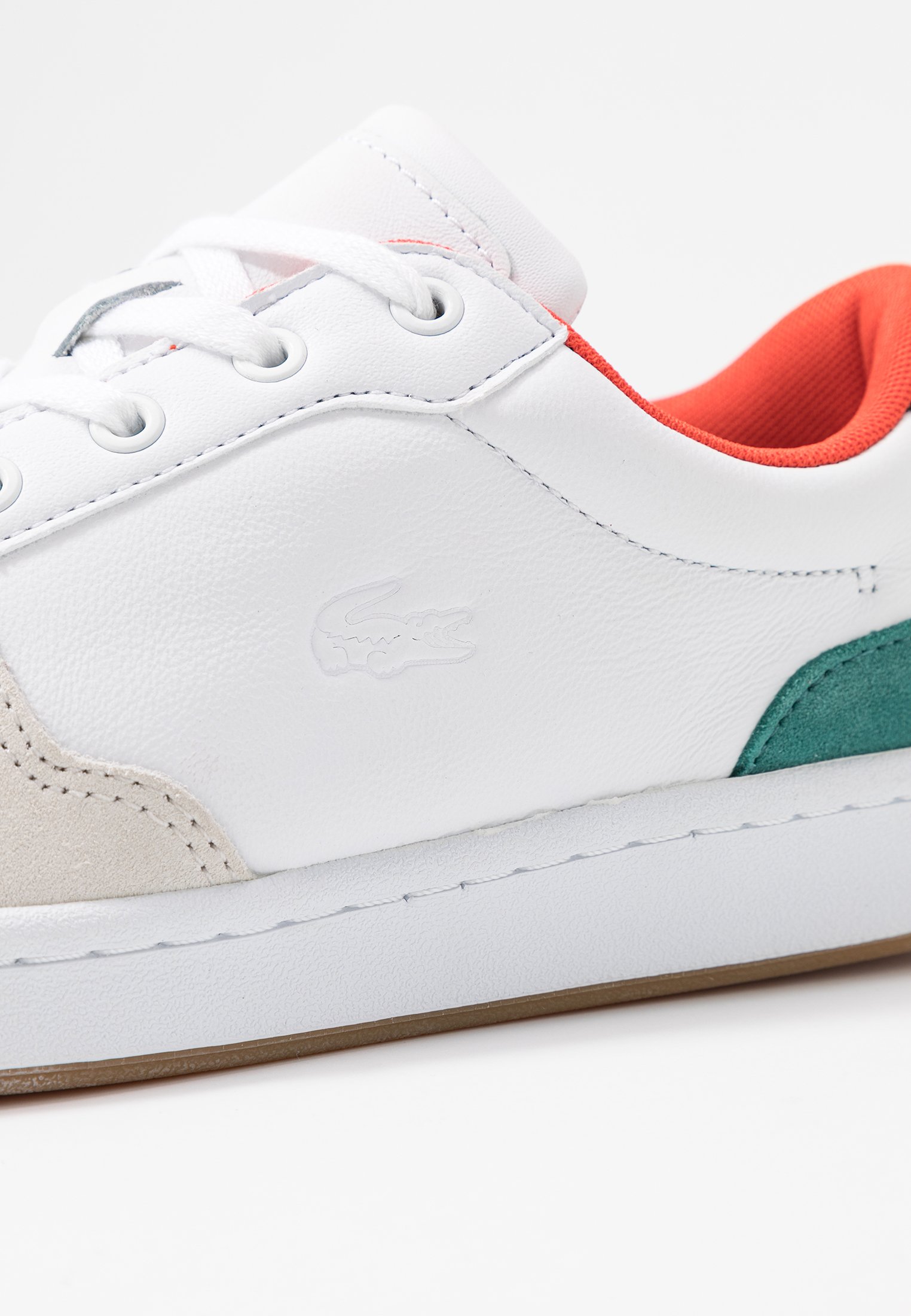 green lacoste trainers