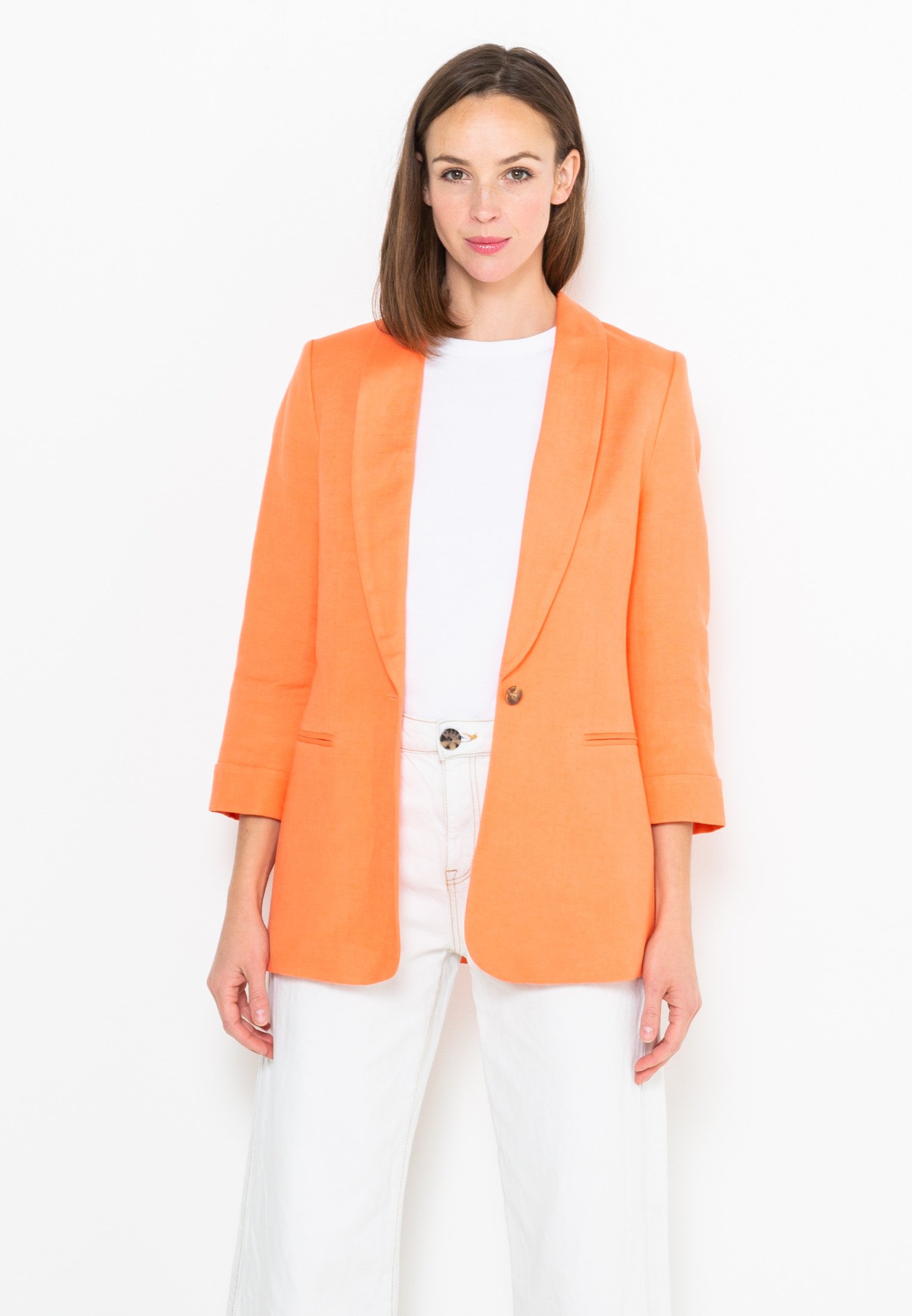 manteau orange