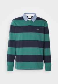 STRIPE HEAVY RUGGER - Pikkade varrukatega topp - green