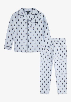 Polo Ralph Lauren BEAR COAT SET - Pyjama - white/elite blue