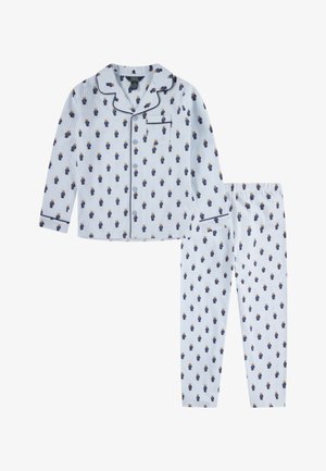 BEAR COAT SET - Komplet pidžame - white/elite blue