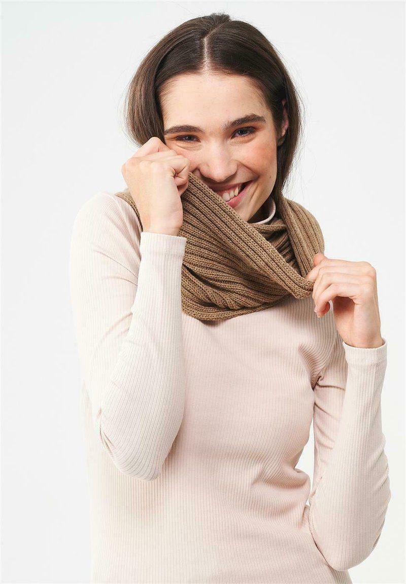 Damen Schals | ORGANICATION Schlauchschal light brown/hellbraun - TY51882 Damen Schals | ORGANICATION Schlauchschal light brown/hellbraun - TY51882