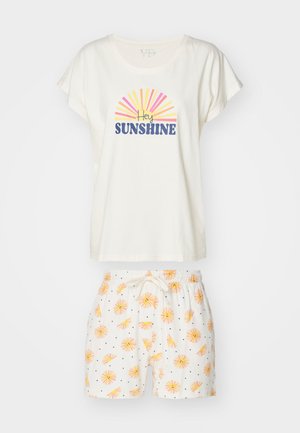 LASCANA VD MOON SMILE SHORTY - Pyjamas - creme