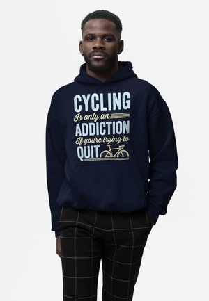 Henry Tiger BIKE DUKE & SONS CYCLING ADDICTION - Hoodie - navy blue