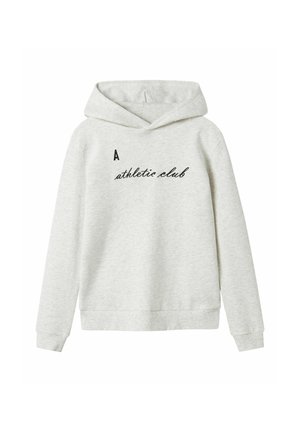 REGULAR FIT - Jersey con capucha - light grey melange