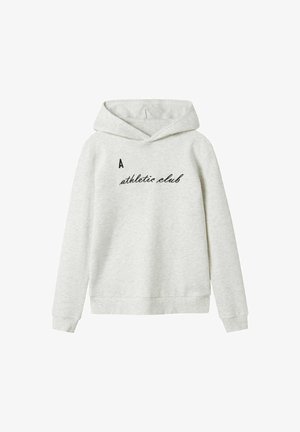 REGULAR FIT - Pulover s kapuco - light grey melange