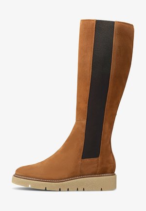 Platform boots - mittelbraun