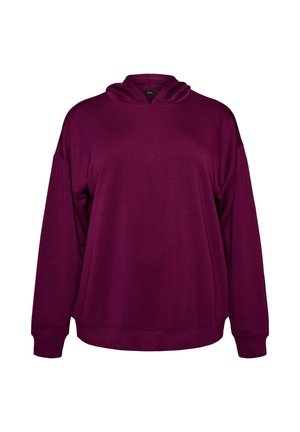 Zizzi, HOODIE AUS JERSEY - Φούτερ με κουκούλα - lila