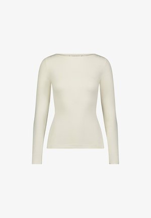 Lee, LS BOAT NECK TEE - Блуза с дълги ръкави - ecru