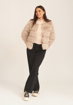 SOFT TOUCH - Winter jacket - stone