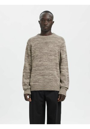 PULLOVER  - Strickpullover - oatmeal