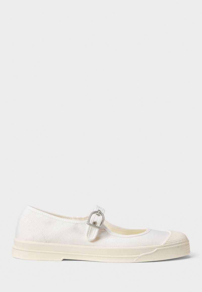 Polo Ralph Lauren CANVAS MARY JANE SNEAKER - Espadrilles - deckwash white
