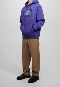 PULL&BEAR Jersey con capucha - mottled purple