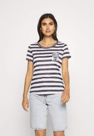 T-shirt con stampa - black