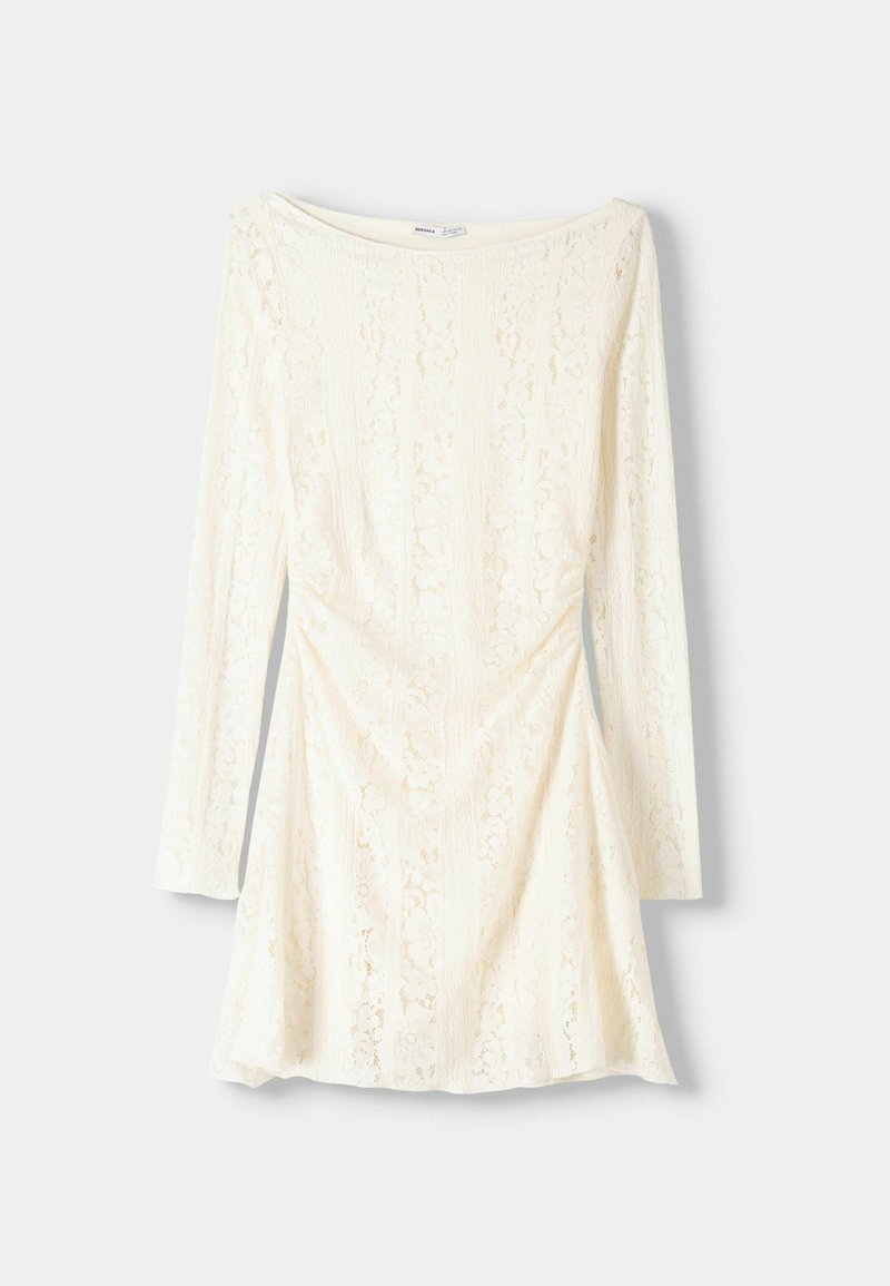Bershka Day dress - white - (Pre-owned) - Zalando
