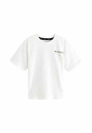 REGULAR FIT - CREW - T-shirt print - white leopard