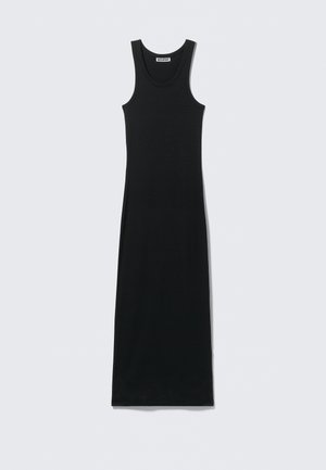 Weekday, CLOSE FITTED LONG DRESS - Maxikjoler - black