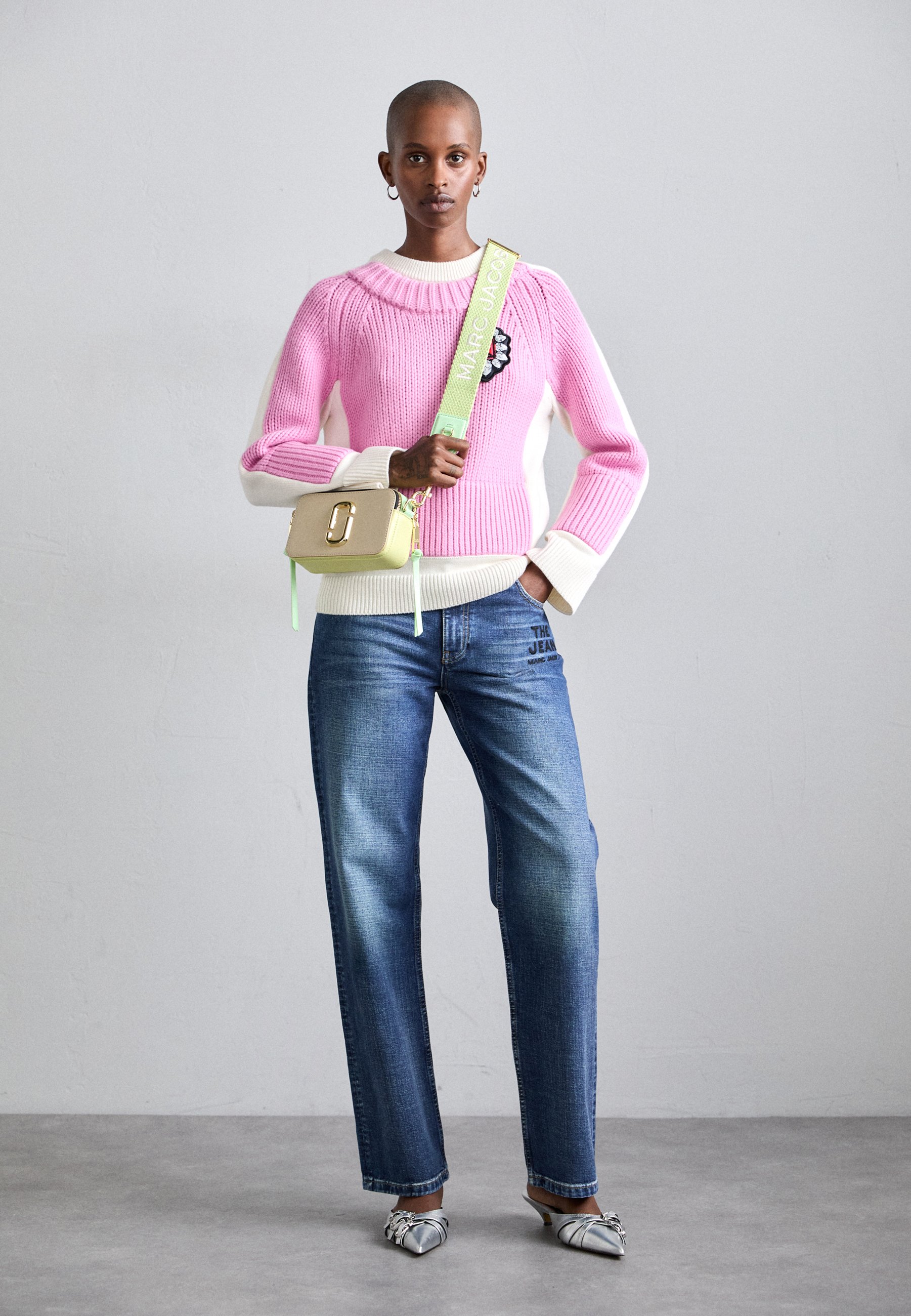 MARC BY MARC JACOBS 15インチ用スリーブ MARC JACOBS THE SNAPSHOT - Geantă crossbody - peppermint multi
