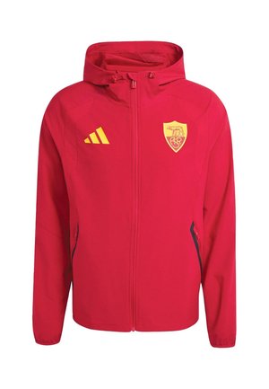 adidas Performance, AS ROMA TIRO TRAVEL FULL ZIP WINDBREAKER - Squadra - team victory red