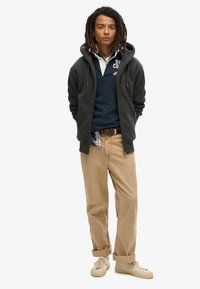 Superdry & Co BORG  - Sudadera con cremallera - washed black