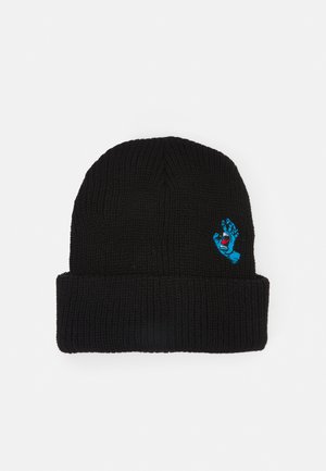 Santa Cruz SCREAMING MINI HAND BEANIE UNISEX - Muts - black