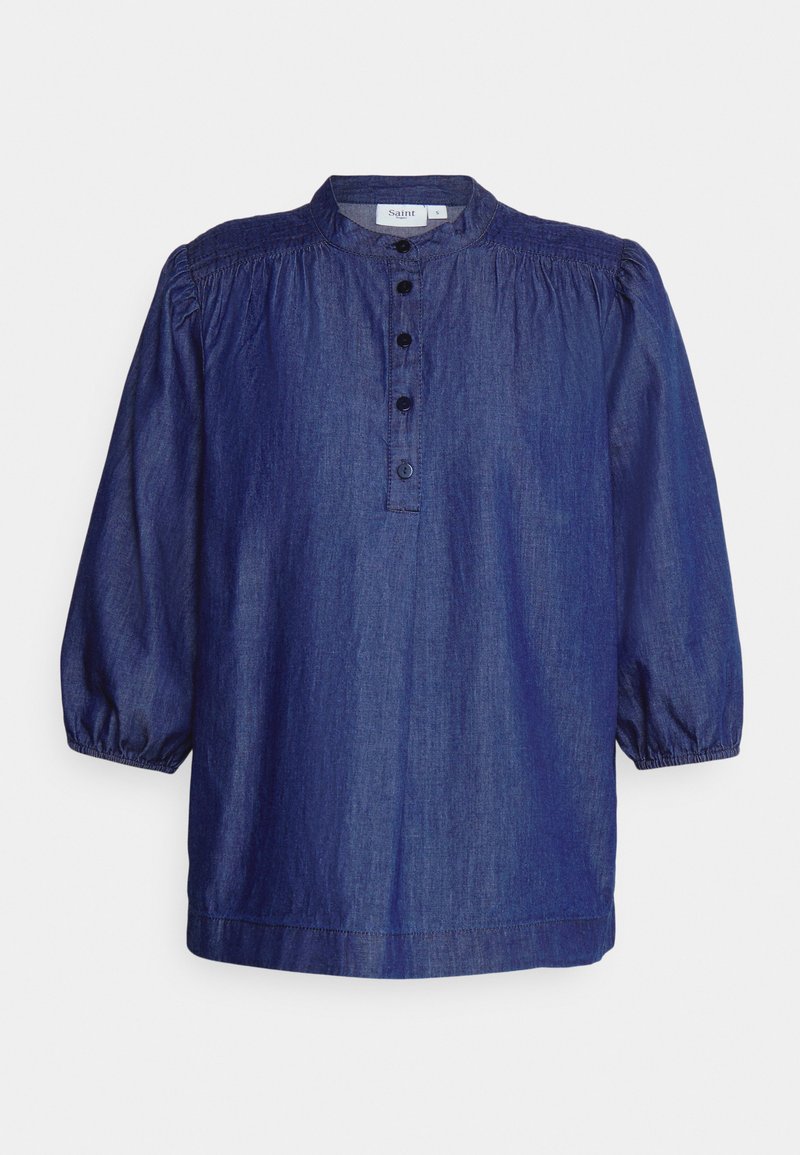 Saint Tropez Overhemdblouse donkerblauw denim
