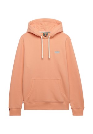 Superdry & Co, SUPERDRY ESSENTIAL LOGO CLASSIC HOODIE.. - Sweat à capuche - coral reef
