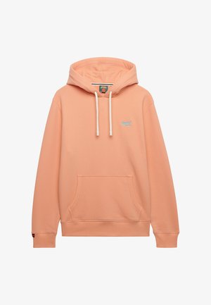 Superdry & Co, SUPERDRY ESSENTIAL LOGO CLASSIC HOODIE.. - Sweat à capuche - coral reef