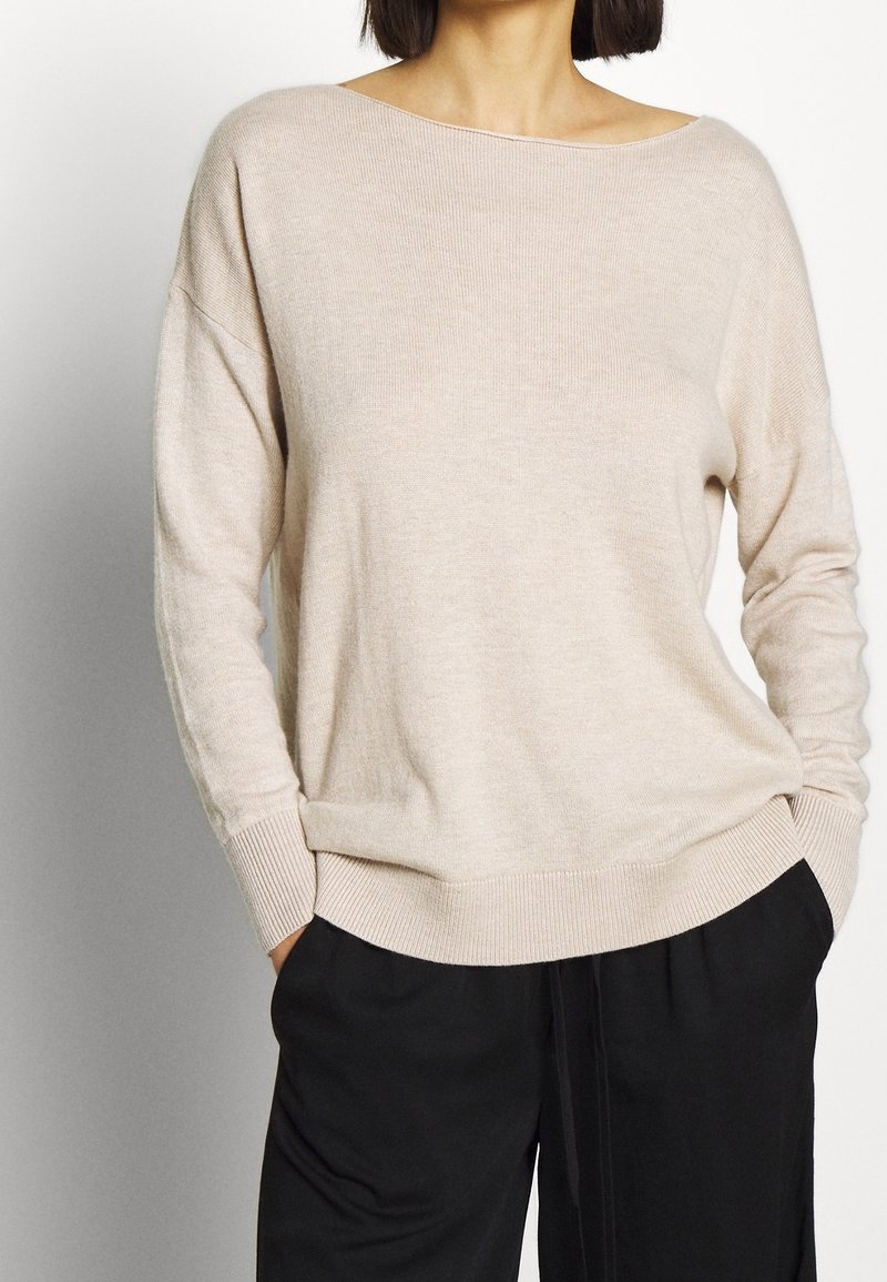 Selected Femme Strickpullover - beige