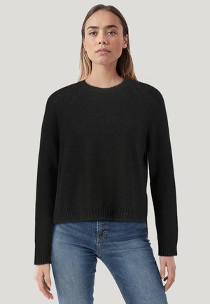 Strickpullover - schwarz