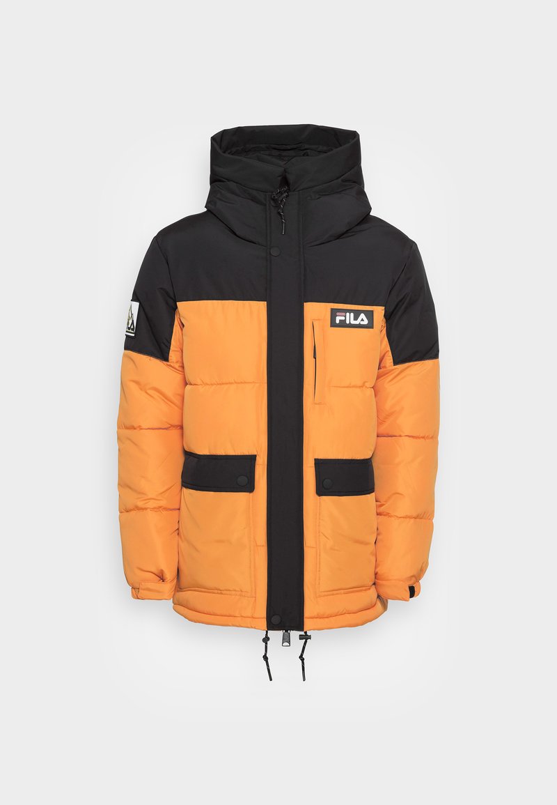 Fila Puff Jacket Winter Jacket Russet Orange Black Orange Zalando Co Uk