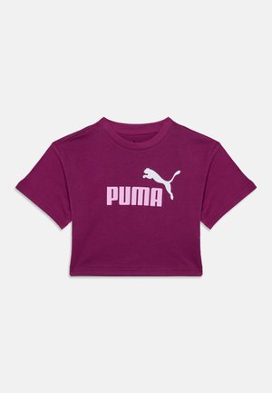 Puma, LOGO TEE UNISEX - Športne majice - fuchsia glow
