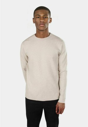 CLARK  ROUND NECK - Strikkegenser - beige