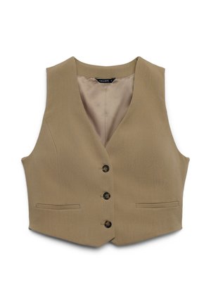 Veste sans manches - beige scuro