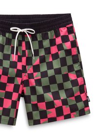 Vans PRIMARY CHECKBOARD ELASTIC - Bañador corto - black-olivine