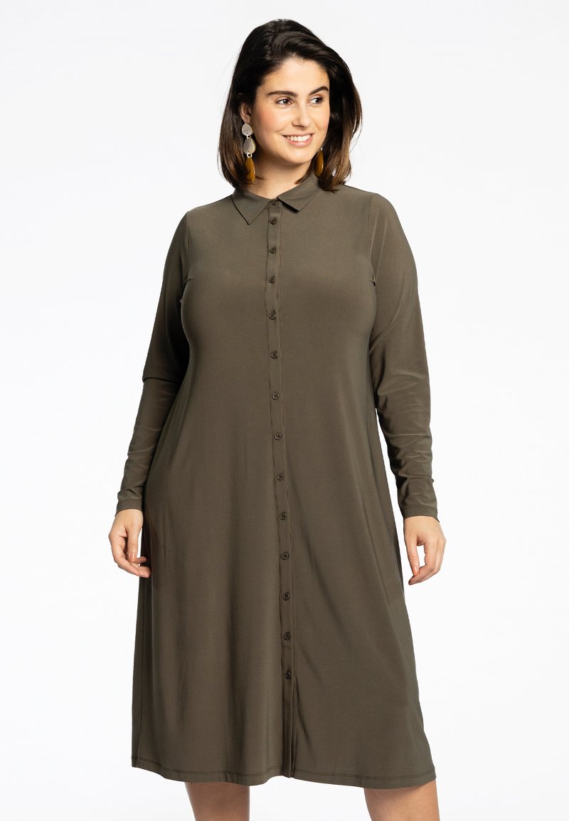 YOEK Blusenkleid - green