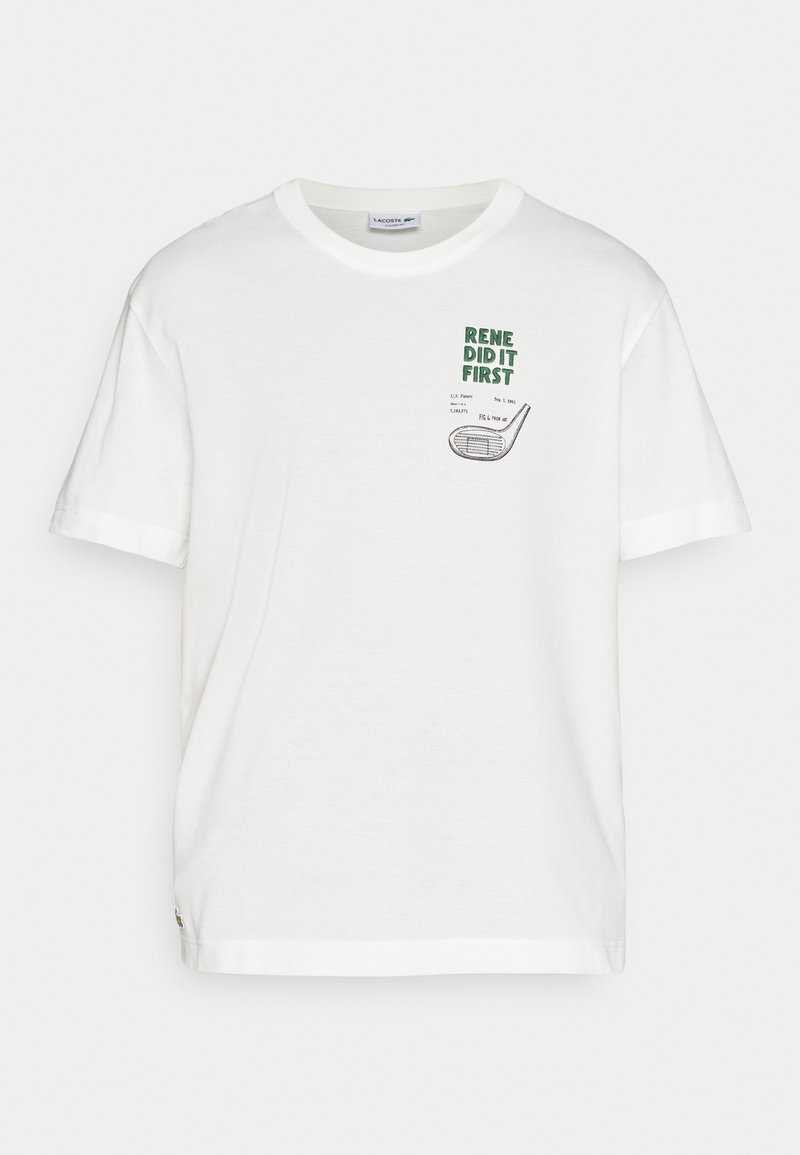 Lacoste T-shirt print crème
