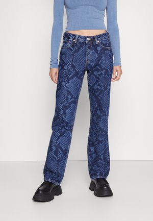 Weekday PIN SNAKE LASER  - Straight leg jeans - nobel blue